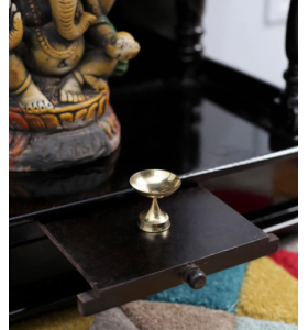 Gold Metal Diya